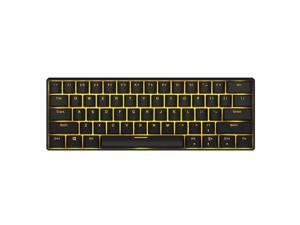 Royal Kludge RK61 Mechanical Bluetooth 3.0 Wired/Wireless 61 Keys Multi-Device LED Backlit Gaming/Office Keyboard for iOS, Android, Windows and Mac with Rechargeable Battery, Blue Switch - Black Royal Kludge RK61 Mechanical Bluetooth 3.0 Wired/Wireless 61 Keys Multi-Device LED Backlit Gaming/Office Keyboard for iOS, Android, Windows and Mac with Rechargeable Battery, Blue Switch - Black