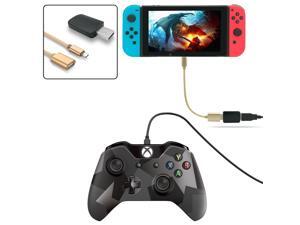 CORN Controller Converter for Nintendo Switch, Makes PS3/PS4 Dualshock/XBOX 360/XBOX ONE Controllers Compatible with Your Switch, Support Vibration, with Type-C OTG Cable CORN Controller Converter for Nintendo Switch, Makes PS3/PS4 Dualshock/XBOX 360/XBOX ONE Controllers Compatible with Your Switch, Support Vibration, with Type-C OTG Cable