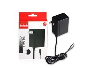 Nintendo Switch Type-C AC Adapter Charger 15V 2.6A 5ft Cable Play&Charge Support TV Mode and Dock Station Nintendo Switch Type-C AC Adapter Charger 15V 2.6A 5ft Cable Play&Charge Support TV Mode and Dock Station