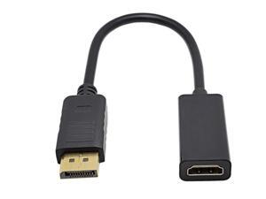 DP Display port Displayport Male to HDMI Female Converter Adapter Black/white DP to HDMI Displayport to HDMI Adapter Black M/F HD 1080P AV Converter for Lenovo Dell HP and other Brand DP Display port Displayport Male to HDMI Female Converter Adapter Black/white DP to HDMI Displayport to HDMI Adapter Black M/F HD 1080P AV Converter for Lenovo Dell HP and other Brand