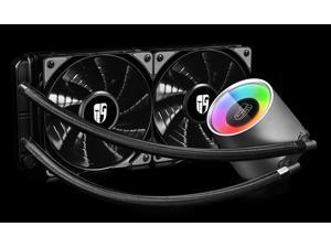 Deep Cool CASTLE 240 RGB Waterblock (Fans Are Not RGB)Liquid CPU Cooling System For LGA20XX/LGA1366/LGA115X , TR4/AM4/AM3+/AM3/AM2+/AM2/FM2+/FM2/FM1 Deep Cool CASTLE 240 RGB Waterblock (Fans Are Not RGB)Liquid CPU Cooling System For LGA20XX/LGA1366/LGA115X , TR4/AM4/AM3+/AM3/AM2+/AM2/FM2+/FM2/FM1