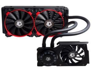 ID-COOLING FROSTFLOW 240G Integrated AIO Water Cooler For GTX1080/1070 Gaming VGA Card,Unique Comet-tail LED Lighting,Two 120mm High Static Pressure PWM Fans,Quiet 90mm Fan over GPU Board,Nvidia & ATI ID-COOLING FROSTFLOW 240G Integrated AIO Water Cooler For GTX1080/1070 Gaming VGA Card,Unique Comet-tail LED Lighting,Two 120mm High Static Pressure PWM Fans,Quiet 90mm Fan over GPU Board,Nvidia & ATI