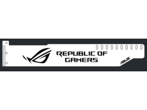 Corn Electronics Universal 11 Colors Remote Control LED Acrylic GPU Brace 11'' - ROG Corn Electronics Universal 11 Colors Remote Control LED Acrylic GPU Brace 11'' - ROG