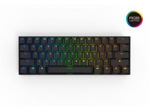 Anne Pro 2 Mechanical Keyboard 60% RGB Wired/ Wireless Bluetooth 4.0 PBT Type-c Cherry MX Blue-Black Anne Pro 2 Mechanical Keyboard 60% RGB Wired/ Wireless Bluetooth 4.0 PBT Type-c Cherry MX Blue-Black