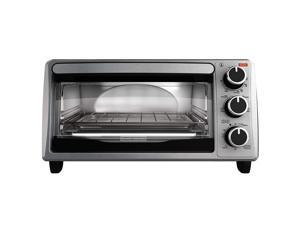 BLACK+DECKER 4-Slice Toaster Oven, Stainless Steel, TO1303SB BLACK+DECKER 4-Slice Toaster Oven, Stainless Steel, TO1303SB