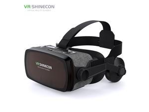 VRSHINECON-G07E 3D VR Headset Virtual Reality Glasses for 3D Movies & VR Games with Stereo Headphones, Adjustable Lenses & Head Straps - Compatible with 4.7"-6.0" iOS/Android Smartphone VRSHINECON-G07E 3D VR Headset Virtual Reality Glasses for 3D Movies & VR Games with Stereo Headphones, Adjustable Lenses & Head Straps - Compatible with 4.7"-6.0" iOS/Android Smartphone