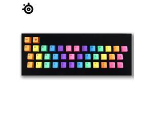 Steelseries 39 Keys PBT Rainbow Color Keycaps for 6GV2 7G Mechanical Keyboard Steelseries 39 Keys PBT Rainbow Color Keycaps for 6GV2 7G Mechanical Keyboard