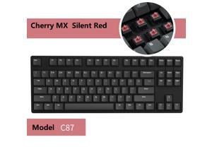 iKBC C200 87 Keys TKL Mechanical Keyboard with Cherry MX Silent Red Switch, Black PBT Double Shot Keycap, N-Key Rollover and 6 Anti-ghosting Keys( No Light Version) iKBC C200 87 Keys TKL Mechanical Keyboard with Cherry MX Silent Red Switch, Black PBT Double Shot Keycap, N-Key Rollover and 6 Anti-ghosting Keys( No Light Version)