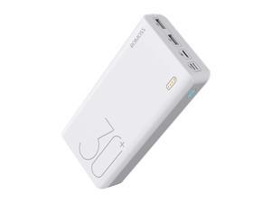 ROMOSS 30000mAh Type-C PD Portable Charger Sense 8+, 3 Outputs and 3 Inputs Power Bank, 18W Fast Charge Extenal Battery Packs Compatible with iPhone Xs Max, MacBook, iPad Pro, Samsung S8 (S9 is not) ROMOSS 30000mAh Type-C PD Portable Charger Sense 8+, 3 Outputs and 3 Inputs Power Bank, 18W Fast Charge Extenal Battery Packs Compatible with iPhone Xs Max, MacBook, iPad Pro, Samsung S8 (S9 is not)