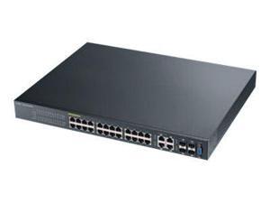 ZyXEL GS2210-24HP - Switch - managed - 24 x 10/100/1000 (PoE+) + 4 x combo Gigabit SFP - desktop, rack-mountable - PoE+ ZyXEL GS2210-24HP - Switch - managed - 24 x 10/100/1000 (PoE+) + 4 x combo Gigabit SFP - desktop, rack-mountable - PoE+