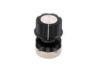 RV24 B103 Rotary Carbon Film Potentiometer 10K Ohm Adjustable Resistance w Cap RV24 B103 Rotary Carbon Film Potentiometer 10K Ohm Adjustable Resistance w Cap