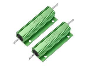 Unique Bargains 2 Pcs Aluminum Case Resistor 100W 0.5Ohm Wirewound for LED Replacement Converter Unique Bargains 2 Pcs Aluminum Case Resistor 100W 0.5Ohm Wirewound for LED Replacement Converter