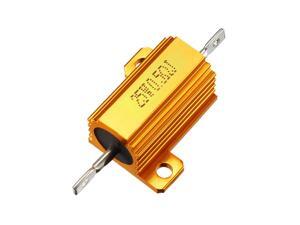 Unique Bargains 25W 0.5 Ohm Aluminium Housing Chassis Mount Wirewound Power Resistors Gold 1pcs Unique Bargains 25W 0.5 Ohm Aluminium Housing Chassis Mount Wirewound Power Resistors Gold 1pcs