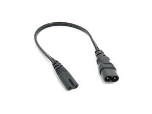 IEC 60320 C8 Plug to C7 Receptacle Male to Female Extension Power Supply Main Adapter Cable 30cm/1ft IEC 60320 C8 Plug to C7 Receptacle Male to Female Extension Power Supply Main Adapter Cable 30cm/1ft