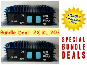 2x RM Italy KL 203 Mobile Linear Amplifier -- Bundle an Save! 2x RM Italy KL 203 Mobile Linear Amplifier -- Bundle an Save!