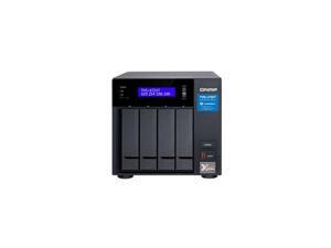 Qnap TVS-472XT-PT-4G-US Ultra High Speed 4 Bay Thunderbolt 3 Port Diskless High-Performance NAS Qnap TVS-472XT-PT-4G-US Ultra High Speed 4 Bay Thunderbolt 3 Port Diskless High-Performance NAS