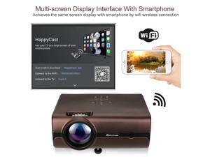 4K WiFi 1080P FHD LED Android 6.0 Smart Home Theater Projector Wireless 4000LM 4K WiFi 1080P FHD LED Android 6.0 Smart Home Theater Projector Wireless 4000LM