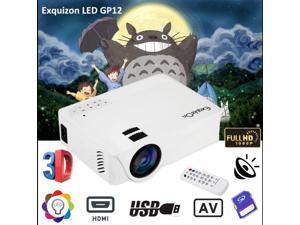 7000 Lumens Mini LED LCD Projector 3D HD 1080P Home Theater Movie USB VGA HDMI 7000 Lumens Mini LED LCD Projector 3D HD 1080P Home Theater Movie USB VGA HDMI