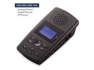 RecorderGear TR600 Landline Phone Call Recorder For Analog/IP/Digital Lines, Automatic Telephone Recording Device RecorderGear TR600 Landline Phone Call Recorder For Analog/IP/Digital Lines, Automatic Telephone Recording Device
