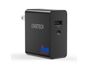 CHOETECH 32W Fast Charge USB C Charger for iPad pro 12.9, Power Delivery USB Type C Port Foldable Plug Travel Charger Compatible iPhone XR,XS, XS Max,X,8 Plus,Galaxy S9/S8 Pluss, Note 9/8, LG Black CHOETECH 32W Fast Charge USB C Charger for iPad pro 12.9, Power Delivery USB Type C Port Foldable Plug Travel Charger Compatible iPhone XR,XS, XS Max,X,8 Plus,Galaxy S9/S8 Pluss, Note 9/8, LG Black