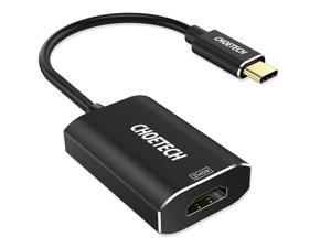 CHOETECH HUB-H06 USB C to HDMI Adapter -4K@60Hz - Thunderbolt 3 Compatible - For MacBook Pro/iPad Pro/ MacBook Air 2018, iMac 2017, Surface Book 2, Dell XPS 15/13, Samsung Galaxy Note 9/S9/S9 Plus/S8 CHOETECH HUB-H06 USB C to HDMI Adapter -4K@60Hz - Thunderbolt 3 Compatible - For MacBook Pro/iPad Pro/ MacBook Air 2018, iMac 2017, Surface Book 2, Dell XPS 15/13, Samsung Galaxy Note 9/S9/S9 Plus/S8