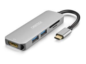 CHOETECH HUB-M08 USB C Multiport Adapter w/ 4K HDMI 30Hz Video Output / 2 USB 3.0 Ports and SD / TF Card Reader - USB C Hub - Compatible iPad Pro 2018 MacBook Pro,Dell XPS 13 15, iMac,Surface Book 2 CHOETECH HUB-M08 USB C Multiport Adapter w/ 4K HDMI 30Hz Video Output / 2 USB 3.0 Ports and SD / TF Card Reader - USB C Hub - Compatible iPad Pro 2018 MacBook Pro,Dell XPS 13 15, iMac,Surface Book 2