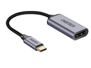 CHOETECH Braided USB C to DisplayPort Adapter - 4K 60Hz - Black - USB-C to DisplayPort - USB C to DP Adapter - Compatible 2017 iMac, MacBook Pro, Dell XPS 15/13, ChromeBook Pixel, Galaxy S9/Note 9/S8 CHOETECH Braided USB C to DisplayPort Adapter - 4K 60Hz - Black - USB-C to DisplayPort - USB C to DP Adapter - Compatible 2017 iMac, MacBook Pro, Dell XPS 15/13, ChromeBook Pixel, Galaxy S9/Note 9/S8