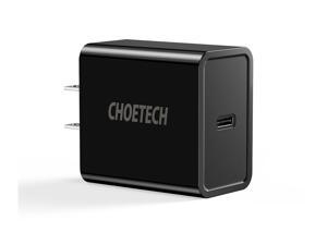 CHOETECH 18W Wall Charger Power Delivery USB C Charger for iPad pro, iPhone Xr, Xs, Xs Max,X 8 Plus, Samsung Note 9/S9/S8 Plus,Google Pixel 2/Pixel, Nintendo Switch,Lumia 950/950XL, Nexus 5X/6P Black CHOETECH 18W Wall Charger Power Delivery USB C Charger for iPad pro, iPhone Xr, Xs, Xs Max,X 8 Plus, Samsung Note 9/S9/S8 Plus,Google Pixel 2/Pixel, Nintendo Switch,Lumia 950/950XL, Nexus 5X/6P Black