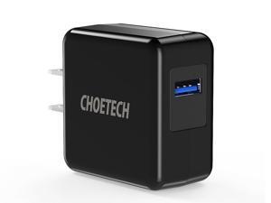 CHOETECH Quick Charge 3.0 USB Wall Charger - 18W - One Port - For Apple iPhone Xr /Xs / Xs Max /X / 8 /8 Plus, Samsung Galaxy S9 S8 S9 Plus Note 9 Note 8 S7, LG V30 V20 G6 G5, HTC 10 U11 Black (Q3002) CHOETECH Quick Charge 3.0 USB Wall Charger - 18W - One Port - For Apple iPhone Xr /Xs / Xs Max /X / 8 /8 Plus, Samsung Galaxy S9 S8 S9 Plus Note 9 Note 8 S7, LG V30 V20 G6 G5, HTC 10 U11 Black (Q3002)