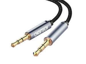 CHOETECH 3.5mm Auxiliary Audio Cable, 4ft/1.2m, Male to Male, Audio Extension Cable, Black CHOETECH 3.5mm Auxiliary Audio Cable, 4ft/1.2m, Male to Male, Audio Extension Cable, Black
