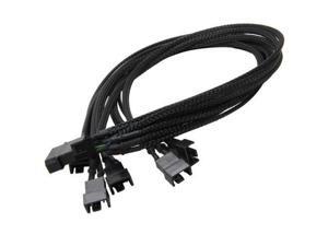 Evercool 4 pin Molex to 5 x 4 pin PWM Fan Splitter Cable Adapter 17.72" EC-DF001 Evercool 4 pin Molex to 5 x 4 pin PWM Fan Splitter Cable Adapter 17.72" EC-DF001