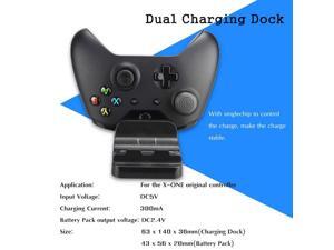 XBOX ONE Dual Charging Dock Station Controller Charger + 2 Extra Battery Packs XBOX ONE Dual Charging Dock Station Controller Charger + 2 Extra Battery Packs
