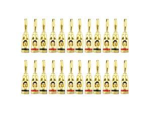 24Pcs 24K Gold Banana Plug Plugs Audio Speaker Wire Cable Connector 24Pcs 24K Gold Banana Plug Plugs Audio Speaker Wire Cable Connector