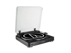 Audio-Technica AT-LP60BK-BT Fully Automatic Bluetooth Wireless Belt-Drive Stereo Turntable, Black Audio-Technica AT-LP60BK-BT Fully Automatic Bluetooth Wireless Belt-Drive Stereo Turntable, Black