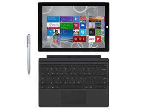 Microsoft Surface Pro 3 Tablet (12-Inch, 128 GB, Intel Core i5, Windows 10) + Microsoft Surface Type Cover Microsoft Surface Pro 3 Tablet (12-Inch, 128 GB, Intel Core i5, Windows 10) + Microsoft Surface Type Cover