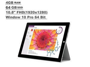 Microsoft Surface 3 Tablet 4GB RAM 64GB 10.8-inch FHD Intel Atom x7-Z8700, Win10 Pro Silver LC5-00015 Microsoft Surface 3 Tablet 4GB RAM 64GB 10.8-inch FHD Intel Atom x7-Z8700, Win10 Pro Silver LC5-00015