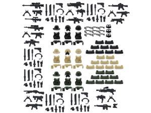 Custom Minifigures Military Army Guns Weapons Compatible w/ Lego Sets Minifigs Custom Minifigures Military Army Guns Weapons Compatible w/ Lego Sets Minifigs