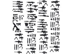Custom Minifigures Military Army Guns Weapons Compatible w/ Lego Sets Minifigs Custom Minifigures Military Army Guns Weapons Compatible w/ Lego Sets Minifigs
