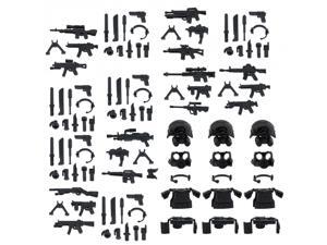 Custom Minifigures SWAT Armor Weapons Set Compatible w/ Lego Sets Army Minifigs Custom Minifigures SWAT Armor Weapons Set Compatible w/ Lego Sets Army Minifigs