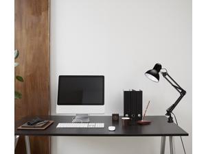 TORCHSTAR Metal Swing Arm Desk Lamp, Interchangeable Base Or Clamp, Classic Architect Clip On Table Lamp, Multi-Joint, Adjustable Arm, Black Finish TORCHSTAR Metal Swing Arm Desk Lamp, Interchangeable Base Or Clamp, Classic Architect Clip On Table Lamp, Multi-Joint, Adjustable Arm, Black Finish