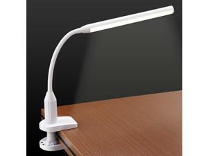 LED Clamp Desk Lamp, Fully Dimmable, Neutral Eye-friendly Study Light, Touch Sensitive Control, 360° Flexible Gooseneck, Memory Function, USB Charger + AC Power Adapter LED Clamp Desk Lamp, Fully Dimmable, Neutral Eye-friendly Study Light, Touch Sensitive Control, 360° Flexible Gooseneck, Memory Function, USB Charger + AC Power Adapter