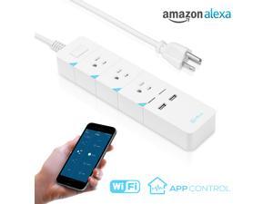 LITEdge Smart Power Strip, Wi-Fi Accessible 3 AC Outlets 2 USB Ports, Surge Protected LITEdge Smart Power Strip, Wi-Fi Accessible 3 AC Outlets 2 USB Ports, Surge Protected