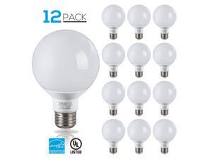 TORCHSTAR 12 PACK - UL & ENERGY STAR LISTED - 5W 40W Equiv. G25 LED Bulb, Globe Vanity Light, 2700K Soft White, Medium E26 Base, Omnidirectional Bulb for Bath, Pendant, Dressing Room & Vanity Strip TORCHSTAR 12 PACK - UL & ENERGY STAR LISTED - 5W 40W Equiv. G25 LED Bulb, Globe Vanity Light, 2700K Soft White, Medium E26 Base, Omnidirectional Bulb for Bath, Pendant, Dressing Room & Vanity Strip