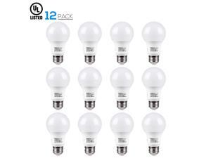 12-Pack TORCHSTAR UL-Listed A19 LED Light Bulb, 9W (60W Incandescent Equivalent), E26/E27 Base 820lm 5000K Daylight 12-Pack TORCHSTAR UL-Listed A19 LED Light Bulb, 9W (60W Incandescent Equivalent), E26/E27 Base 820lm 5000K Daylight