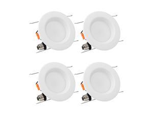 TORCHSTAR 4 Pack 15W 5-6 inches LED Retrofit Lighting Fixture, Baffle Trim, 90W Equiv., 1112lm Dimmable Recessed LED Ceiling Light, Soft White TORCHSTAR 4 Pack 15W 5-6 inches LED Retrofit Lighting Fixture, Baffle Trim, 90W Equiv., 1112lm Dimmable Recessed LED Ceiling Light, Soft White