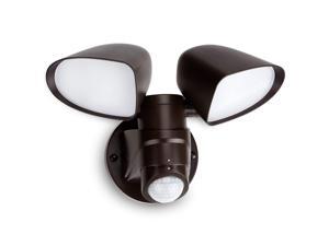 16W Dual-head LED Outdoor Security Light, ETL-Listed Motion Activated Floodlight, 5000K Daylight, Weatherproof Directional Protection Lighting for Yard/Porch/Garden/Garage/Attic 16W Dual-head LED Outdoor Security Light, ETL-Listed Motion Activated Floodlight, 5000K Daylight, Weatherproof Directional Protection Lighting for Yard/Porch/Garden/Garage/Attic