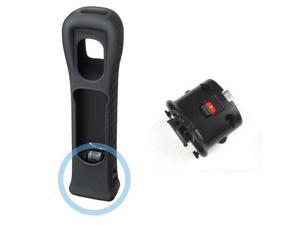 Motion Plus Sensor Adapter + Gel Silicone Skin for Wii Remote Controller - Black (Althemax) Motion Plus Sensor Adapter + Gel Silicone Skin for Wii Remote Controller - Black (Althemax)