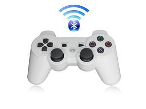Premium Wireless Bluetooth Double Vibration Controller Remote Game Console For Sony PS3 - White (Althemax) Premium Wireless Bluetooth Double Vibration Controller Remote Game Console For Sony PS3 - White (Althemax)