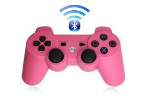 Premium Wireless Bluetooth Double Vibration Controller Remote Game Console For Sony PS3 - Pink (Althemax) Premium Wireless Bluetooth Double Vibration Controller Remote Game Console For Sony PS3 - Pink (Althemax)
