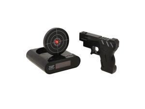 Novelty Gadget Funny LCD Shooting Game Target Panel Gun Alarm Clock Gift Toy - Black (Althemax) Novelty Gadget Funny LCD Shooting Game Target Panel Gun Alarm Clock Gift Toy - Black (Althemax)